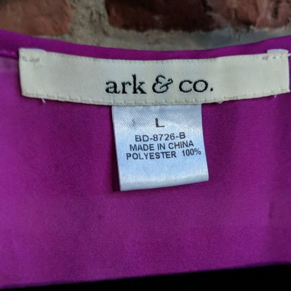 NWOT Ark & Co Ruffle Cocktail Dress sz L - Picture 6 of 7